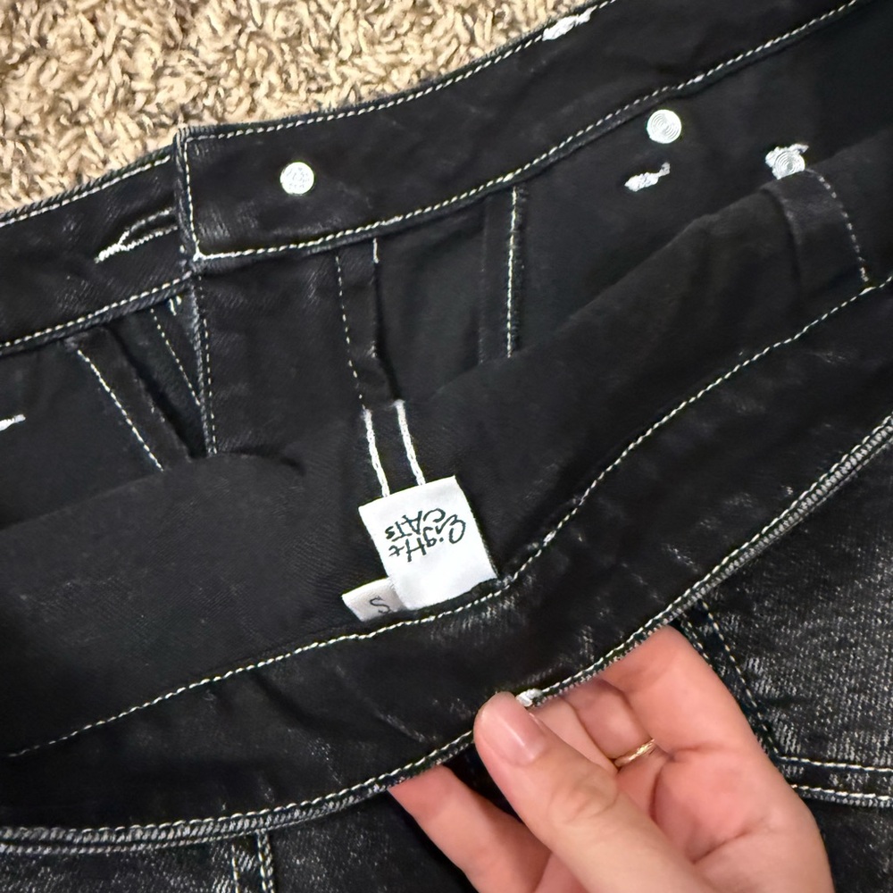 Eight Cats Denim Mini Skort - Picture 3 of 3